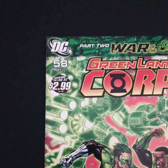 DC Comics Green Lantern Corps 58 May 2011 Bedard Kirkham Batt Hunter War Part 2 - Picture 2 of 10